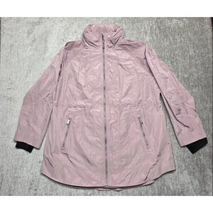 Calvin Klein Performance Women's Jacket XL Zip Security Pocket Pink